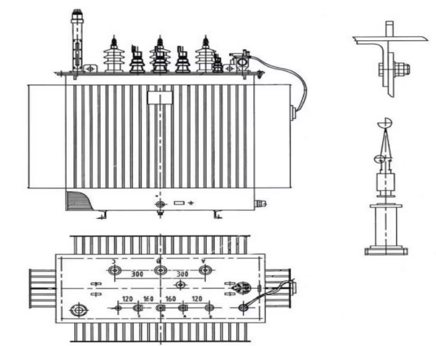 315kVA Step up Step Down Oil Immersed Transformer 315kVA Step up Step Down Oil Immersed Transformer